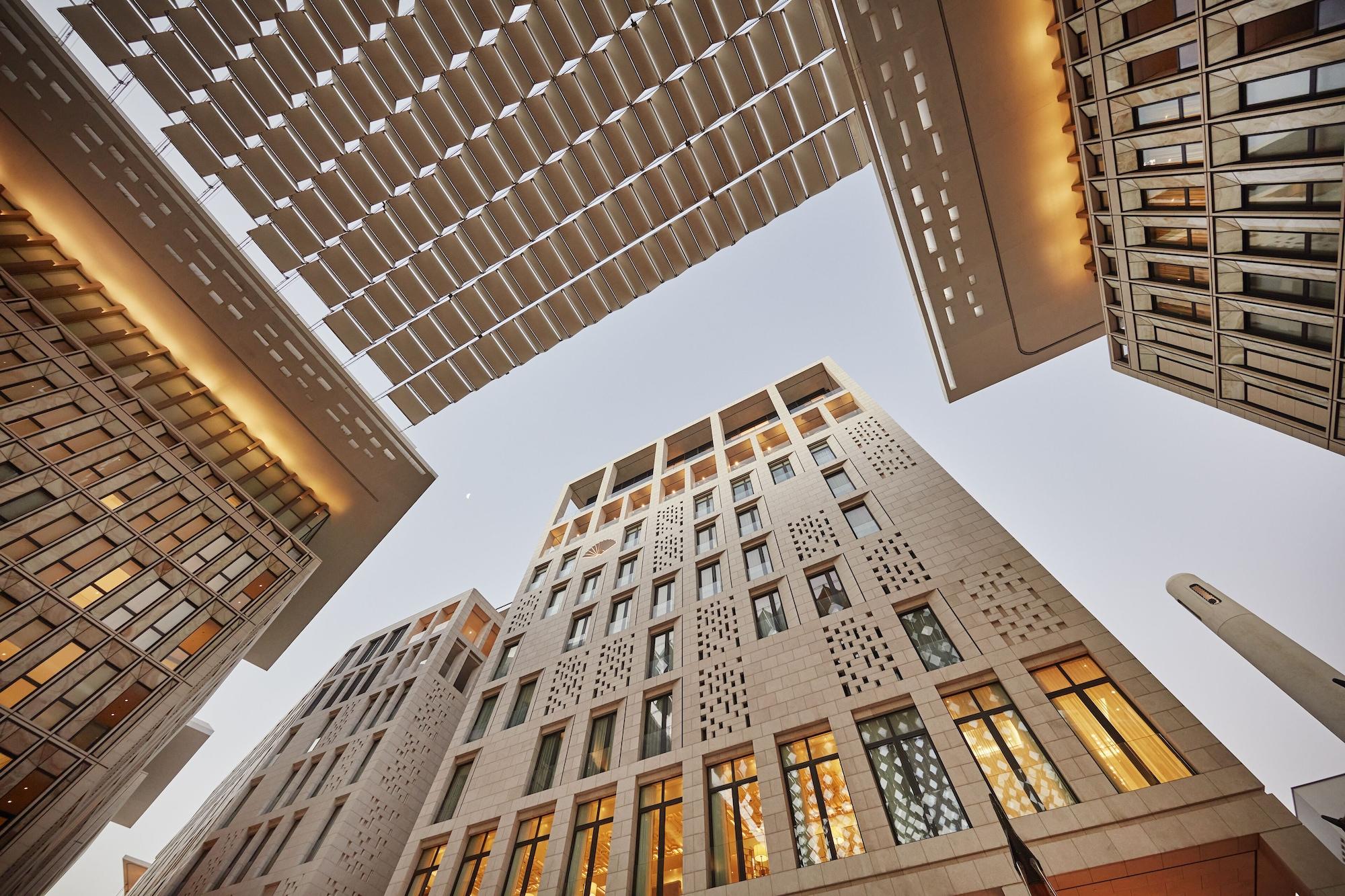 Hotel Mandarin Oriental, Ad Dawhah Esterno foto The new library building
