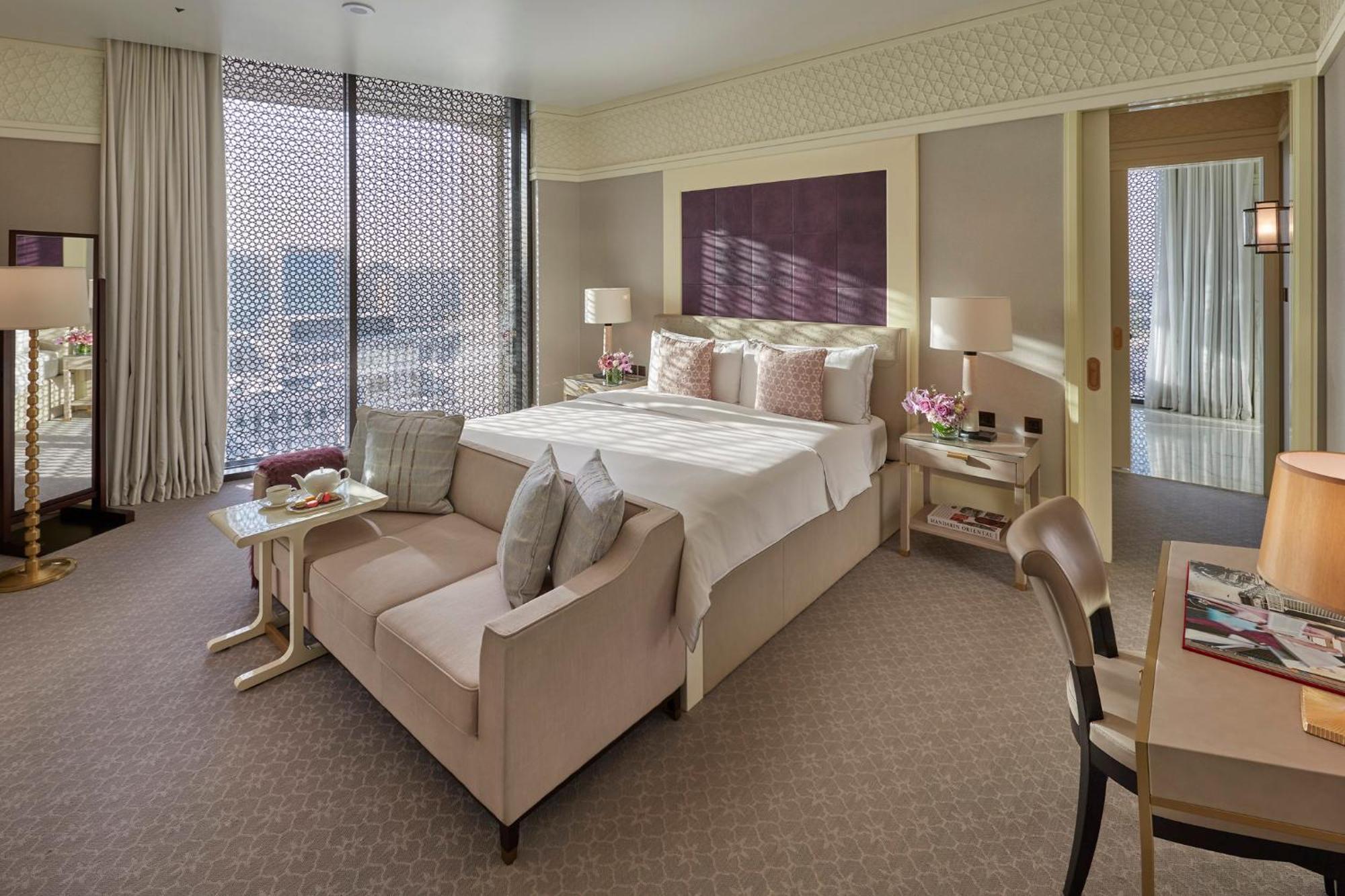 Hotel Mandarin Oriental, Ad Dawhah Esterno foto A bedroom at the hotel