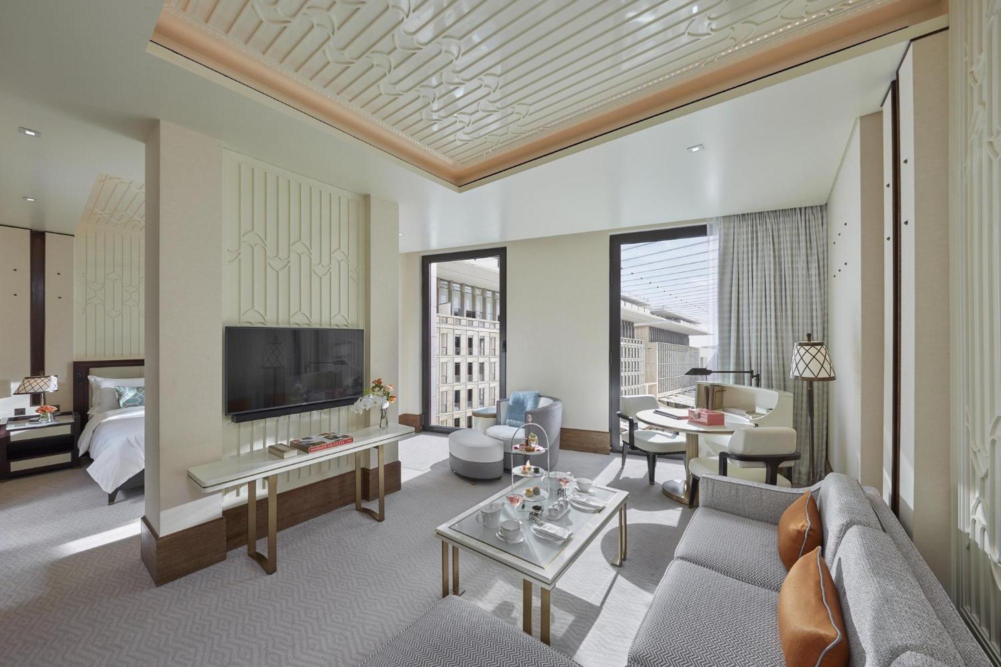 Hotel Mandarin Oriental, Ad Dawhah Esterno foto A suite at the hotel