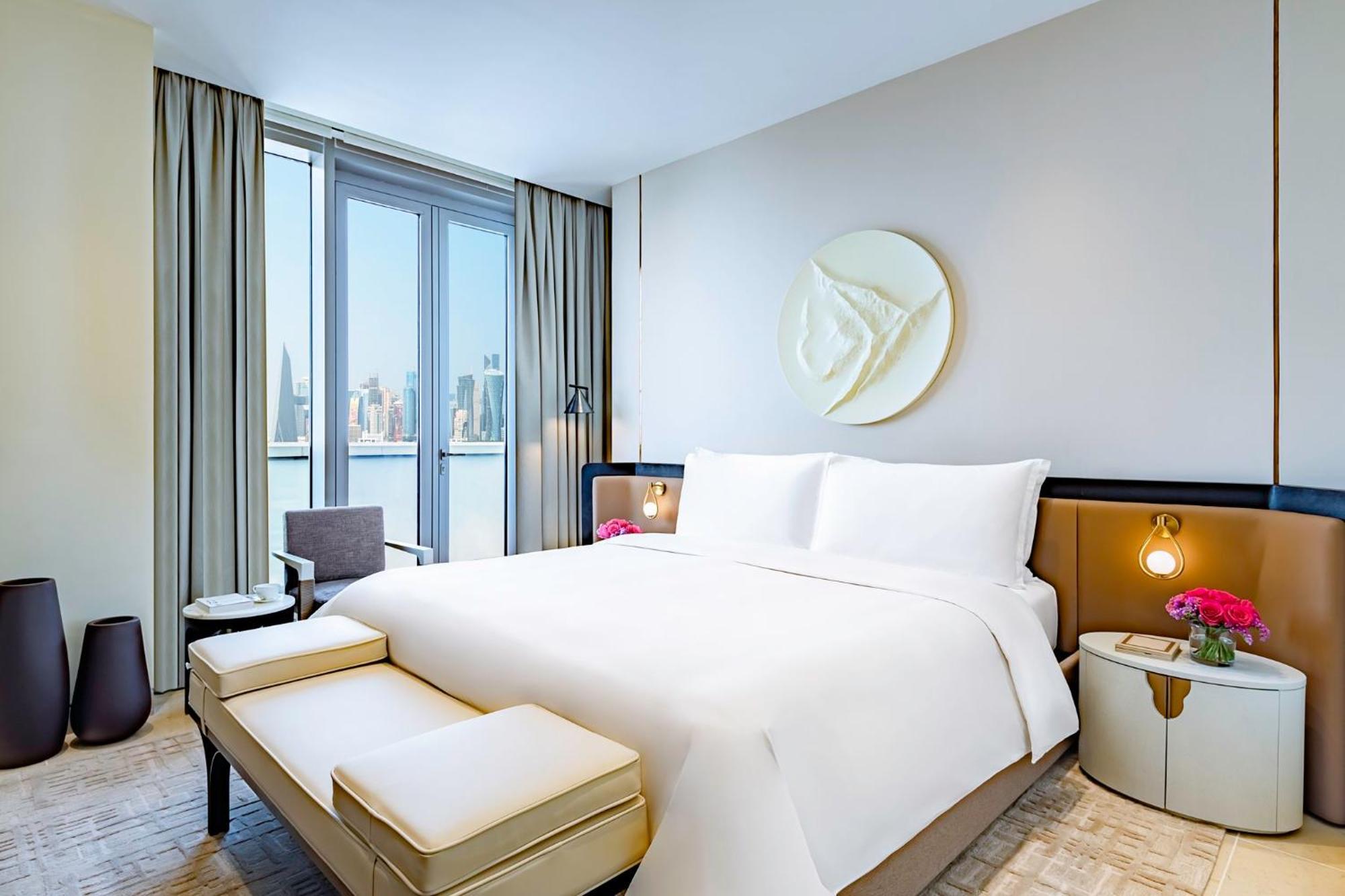 Hotel Mandarin Oriental, Ad Dawhah Esterno foto A bedroom at the hotel