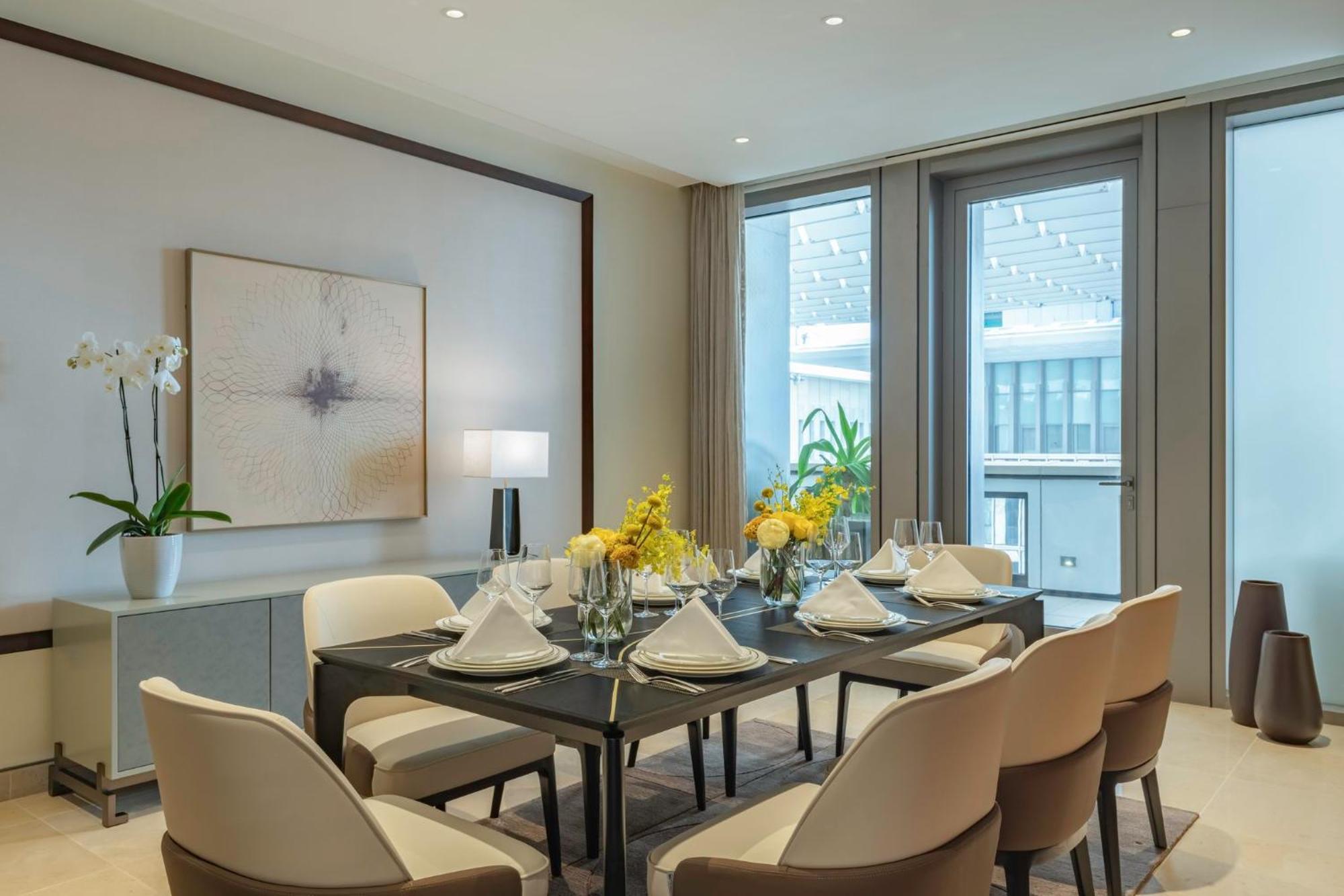 Hotel Mandarin Oriental, Ad Dawhah Esterno foto Dining room