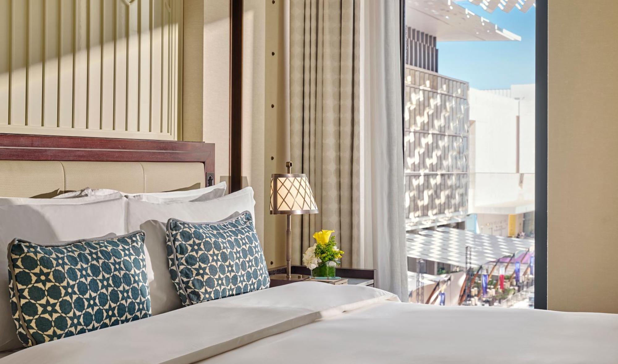 Hotel Mandarin Oriental, Ad Dawhah Esterno foto A bedroom at the hotel